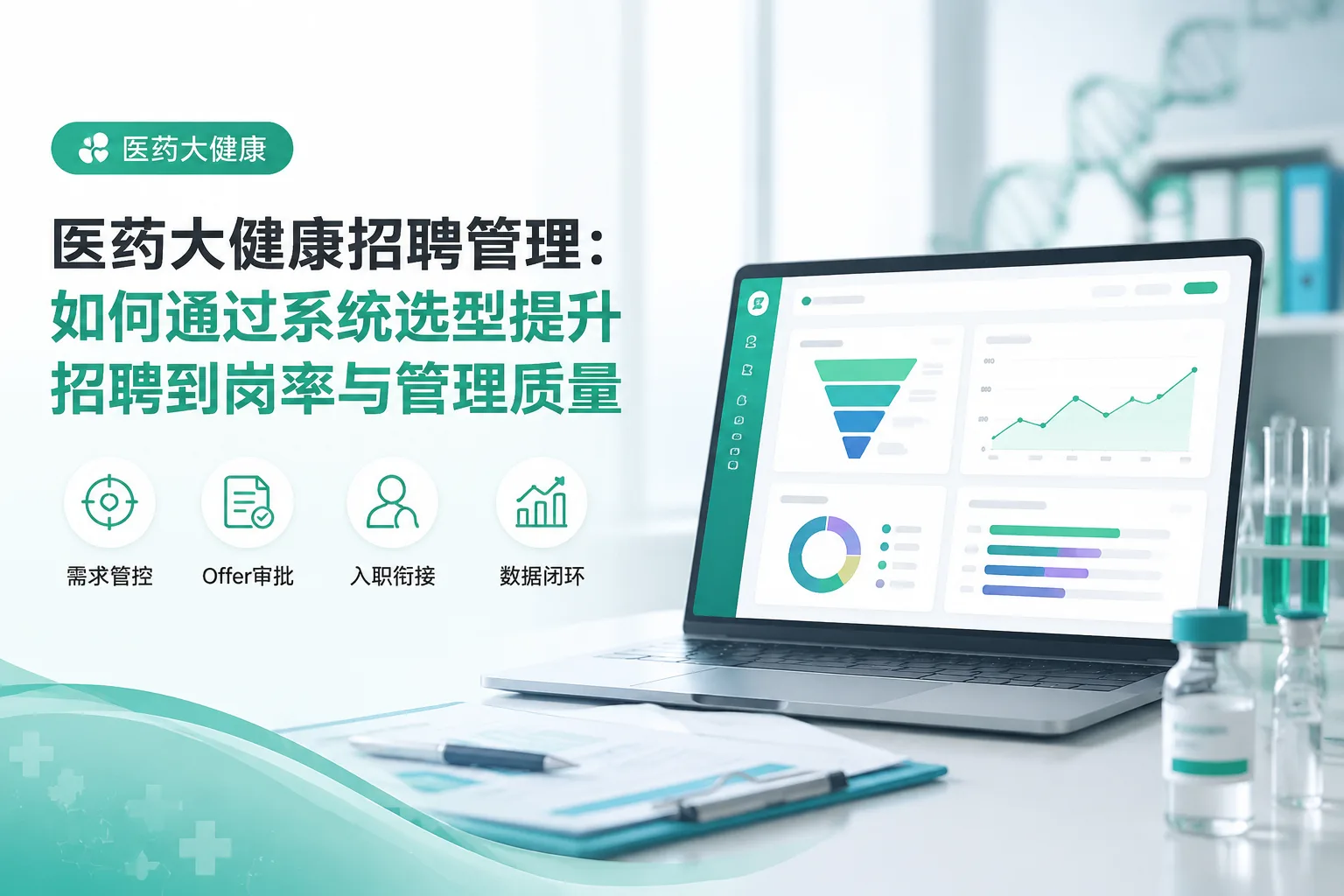 医药大健康招聘管理：如何通过系统选型提升招聘到岗率与管理质量文章封面