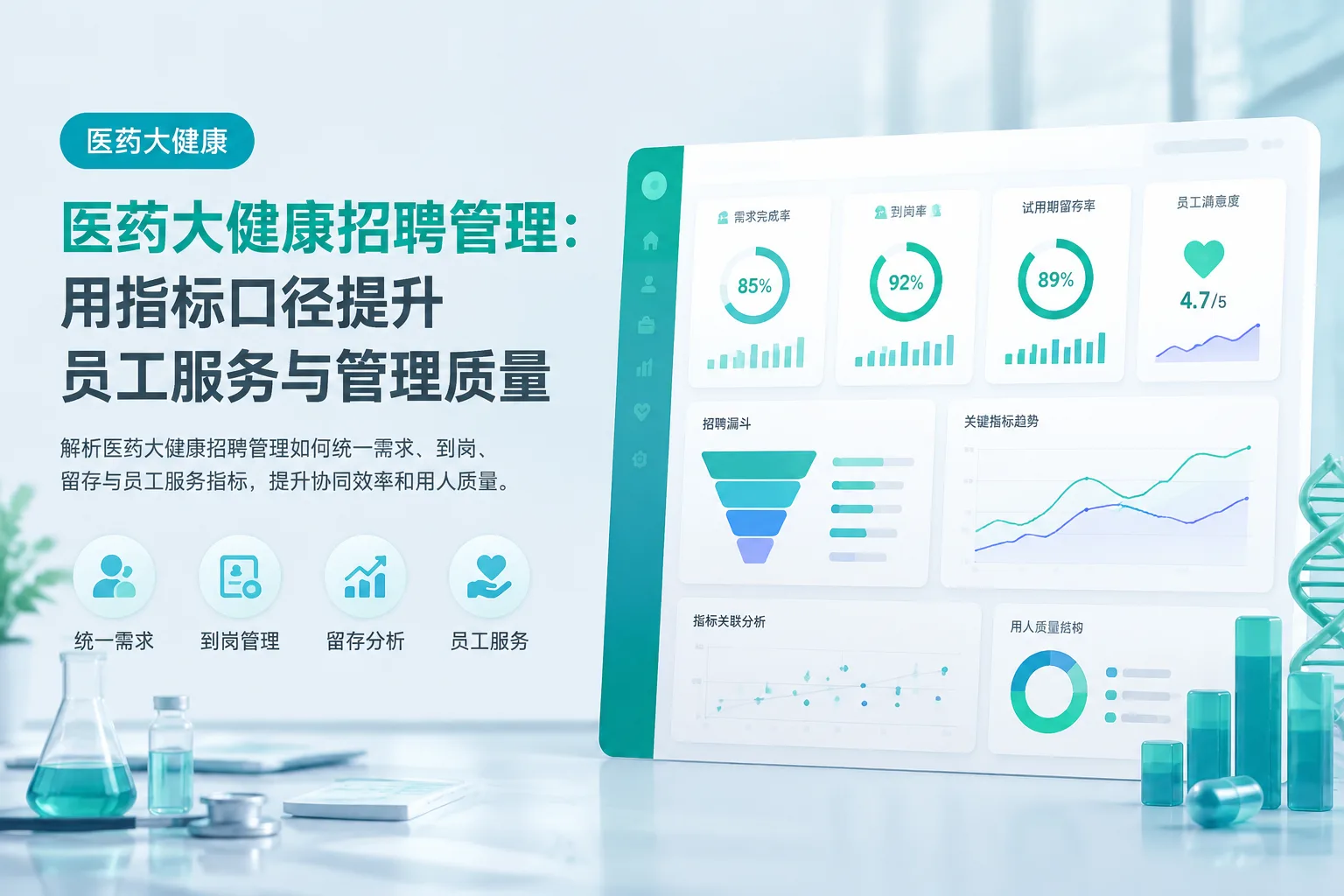 医药大健康招聘管理：用指标口径提升员工服务与管理质量文章封面