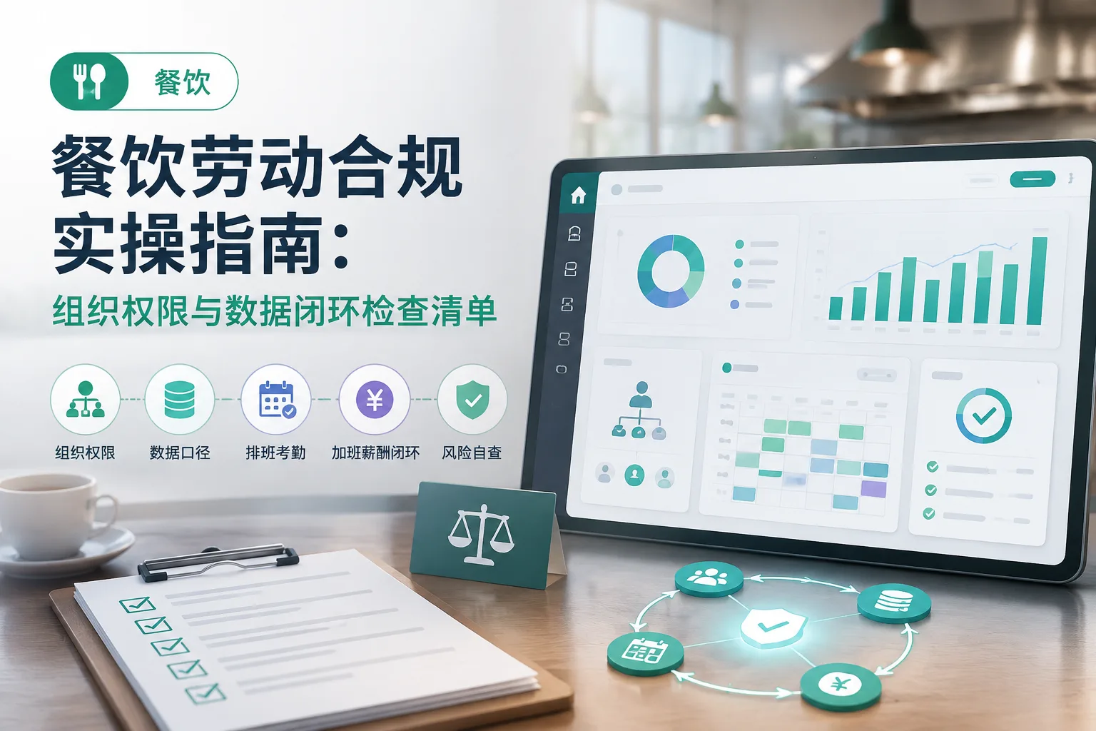 餐饮劳动合规实操指南：组织权限与数据闭环检查清单文章封面