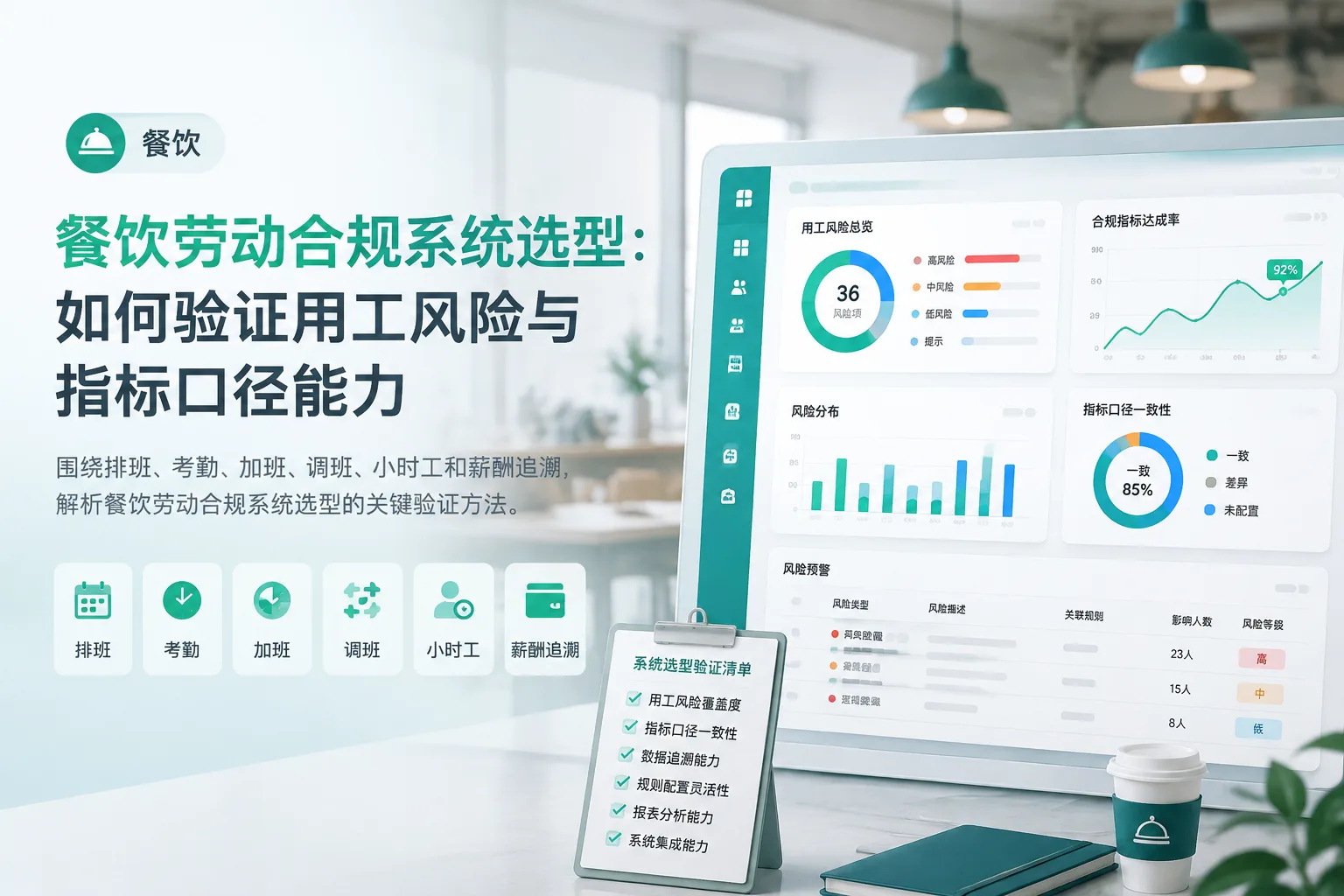 餐饮劳动合规系统选型:如何验证用工风险与指标口径能力文章封面