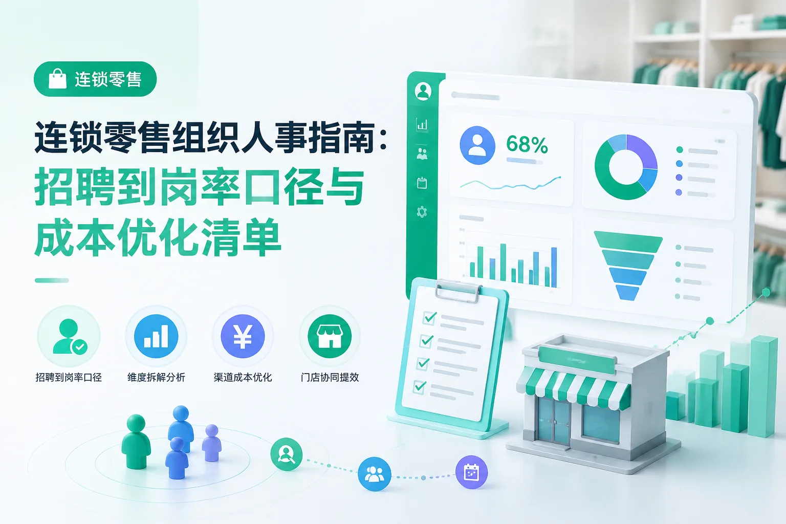 连锁零售组织人事指南：招聘到岗率口径与成本优化清单文章封面