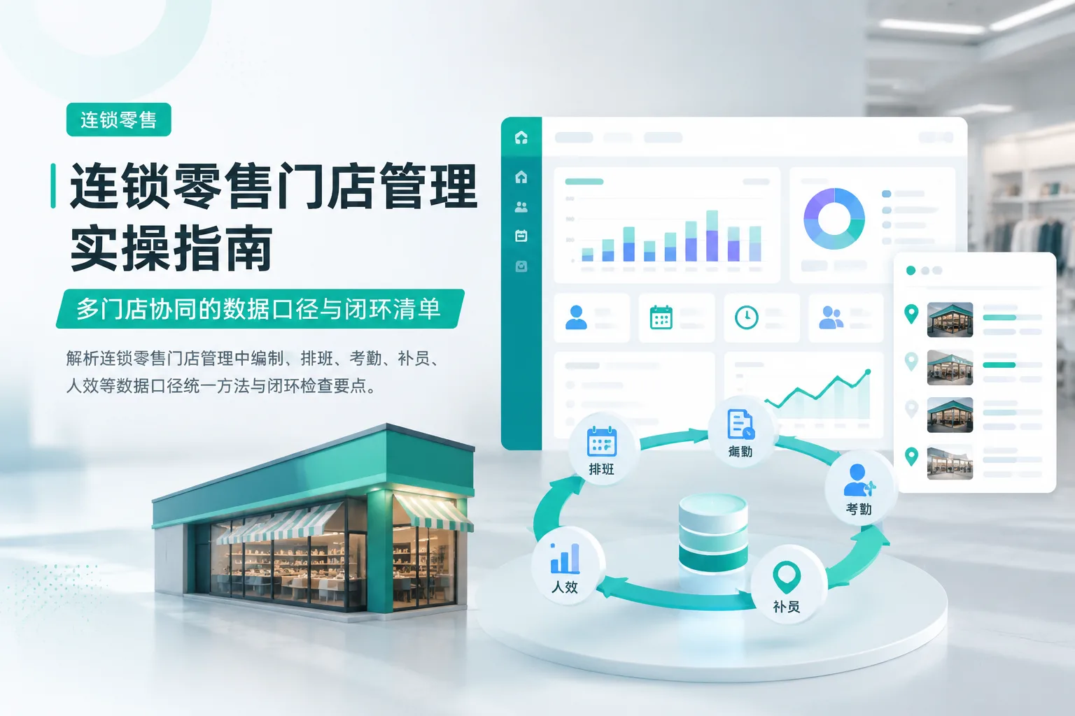 连锁零售门店管理实操指南：多门店协同的数据口径与闭环清单文章封面