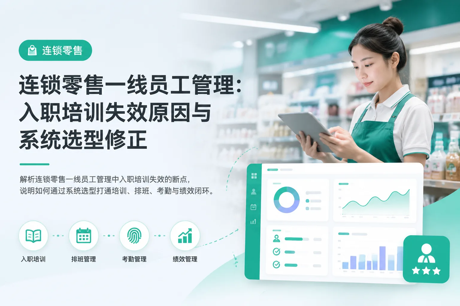 连锁零售一线员工管理：入职培训失效原因与系统选型修正文章封面