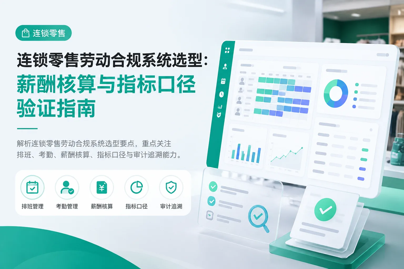 连锁零售劳动合规系统选型：薪酬核算与指标口径验证指南文章封面