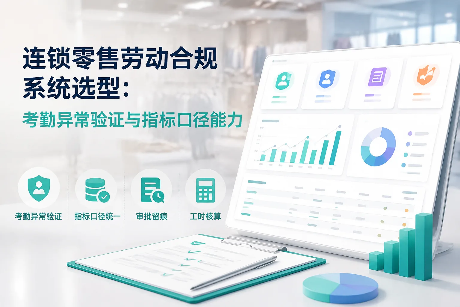 连锁零售劳动合规系统选型：考勤异常验证与指标口径能力文章封面