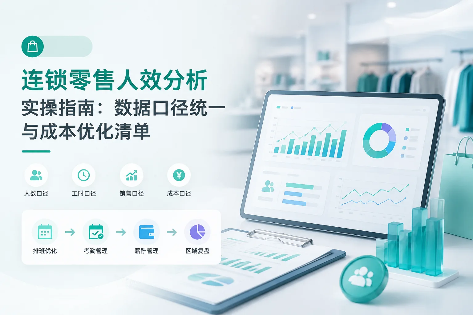连锁零售人效分析实操指南：数据口径统一与成本优化清单文章封面