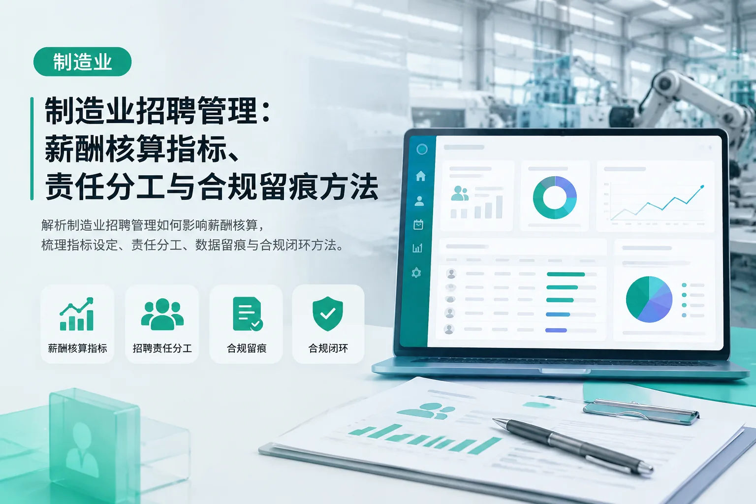 制造业招聘管理：薪酬核算指标、责任分工与合规留痕方法文章封面