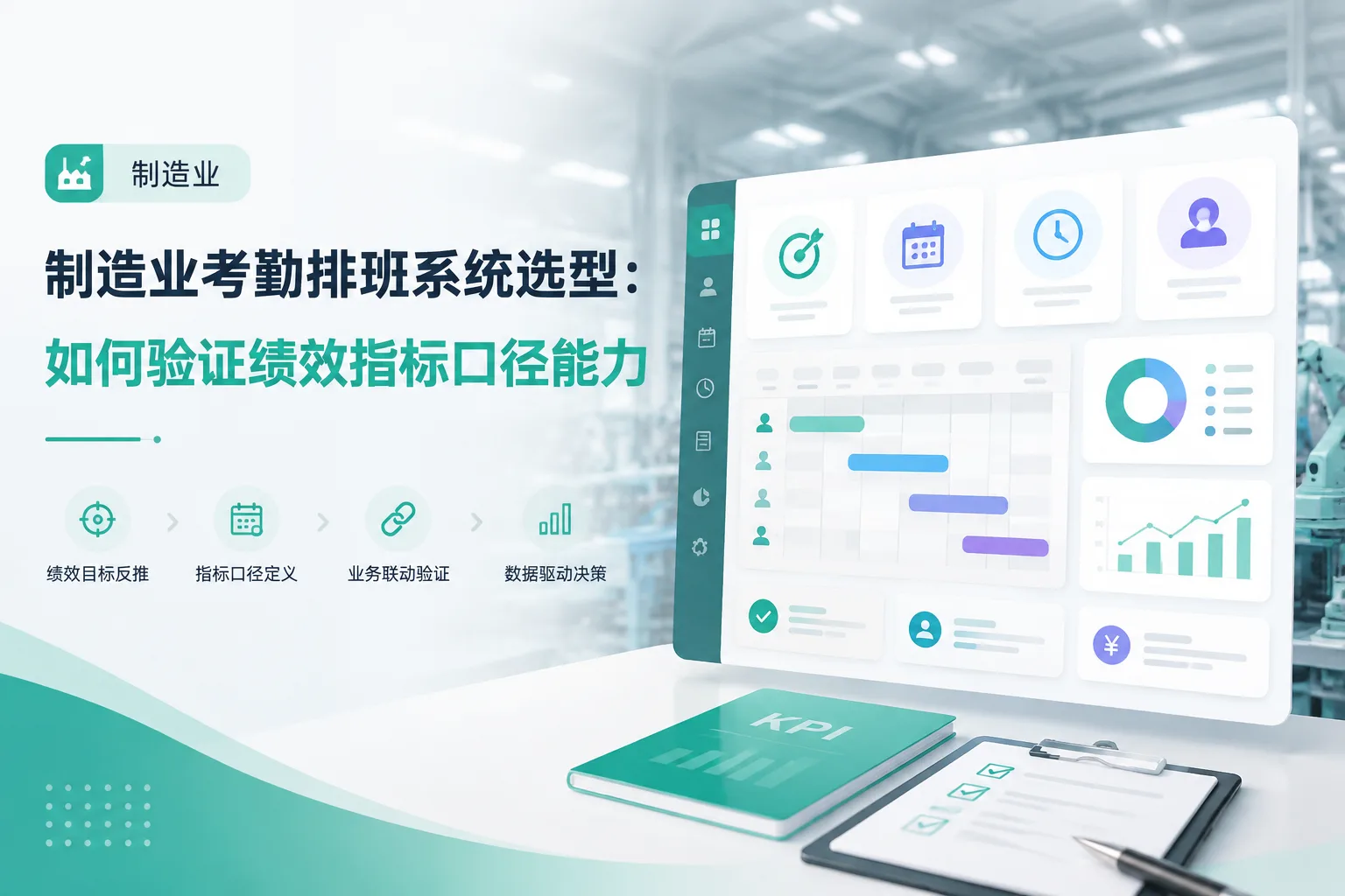 制造业考勤排班系统选型：如何验证绩效指标口径能力文章封面