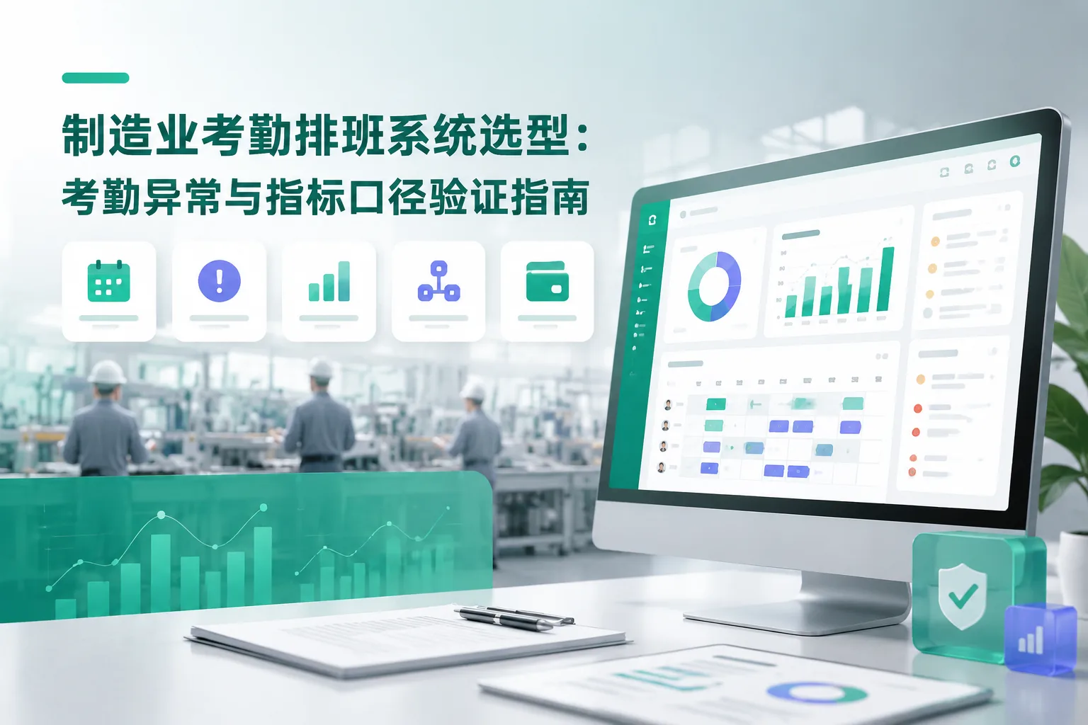 制造业考勤排班系统选型：考勤异常与指标口径验证指南文章封面