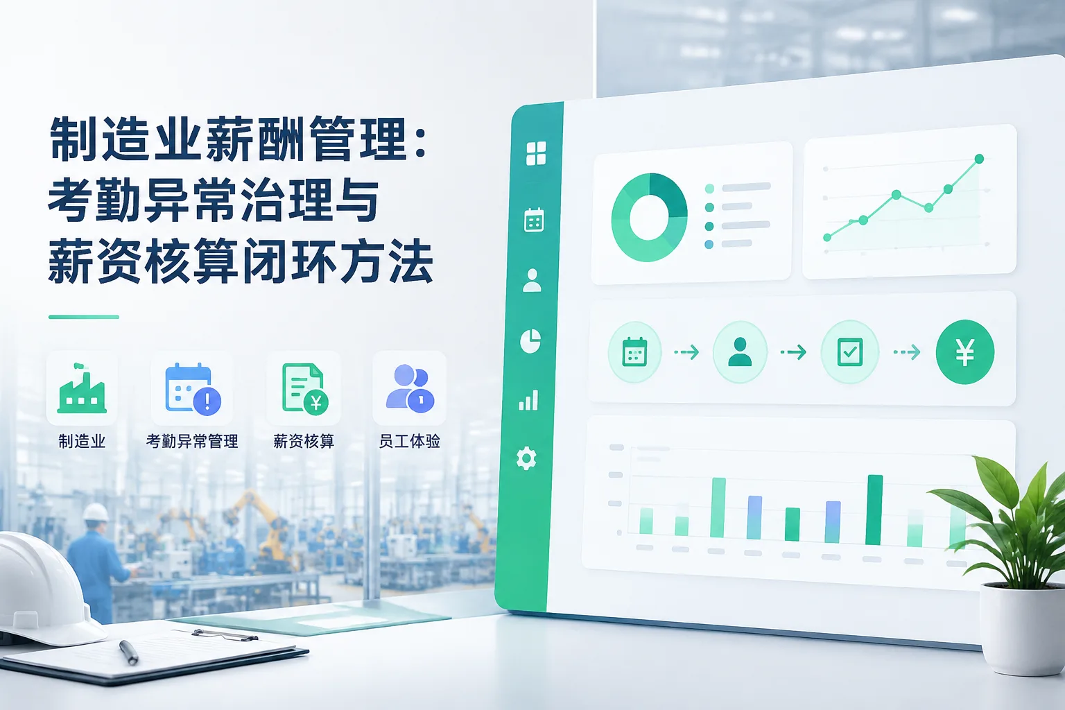制造业薪酬管理：考勤异常治理与薪资核算闭环方法文章封面