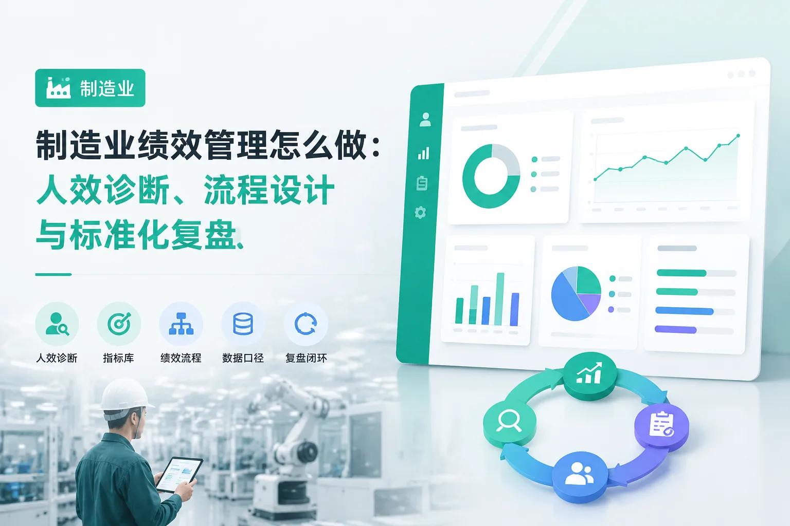 制造业绩效管理怎么做：人效诊断、流程设计与标准化复盘文章封面
