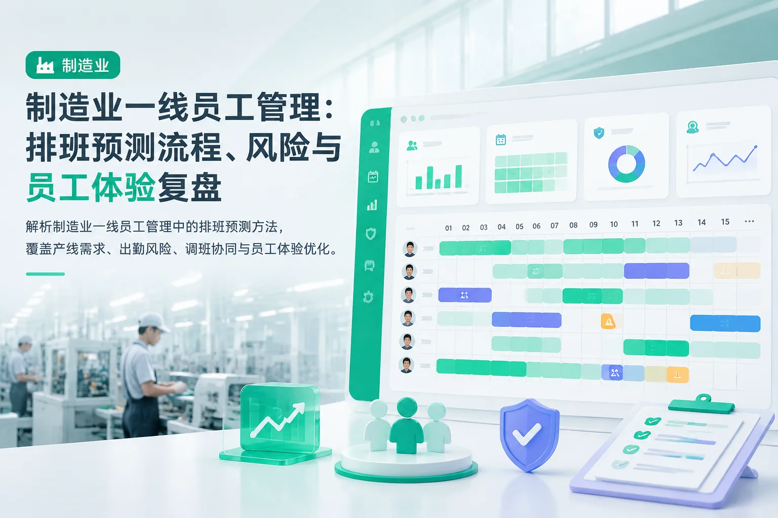 制造业一线员工管理：排班预测流程、风险与员工体验复盘文章封面