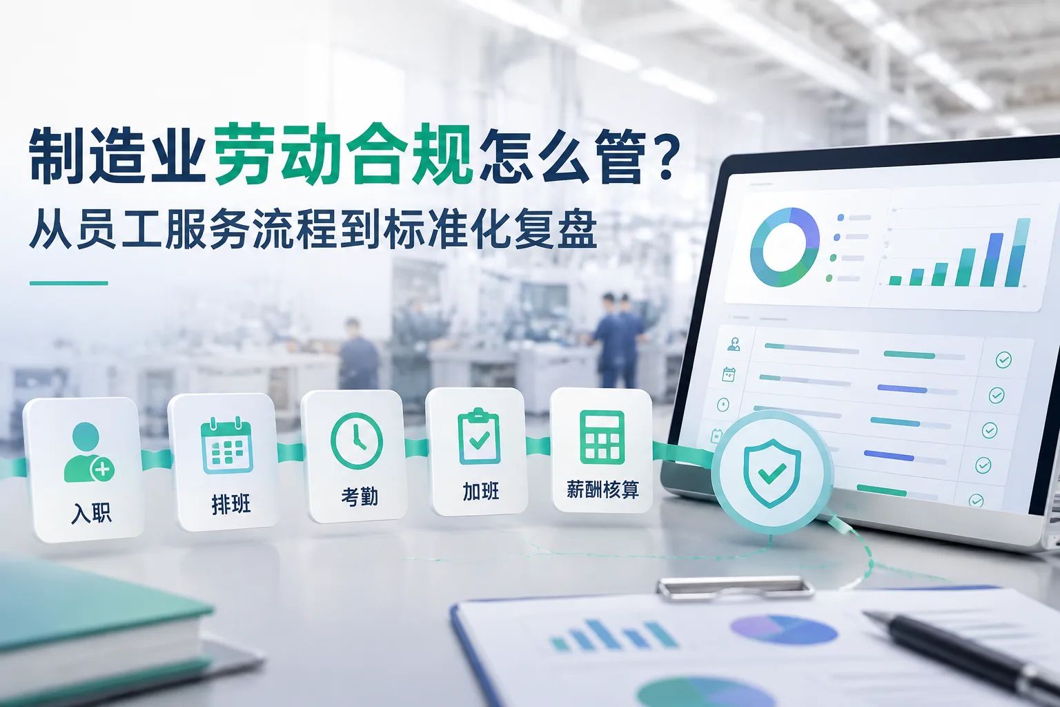 制造业劳动合规怎么管?从员工服务流程到标准化复盘文章封面