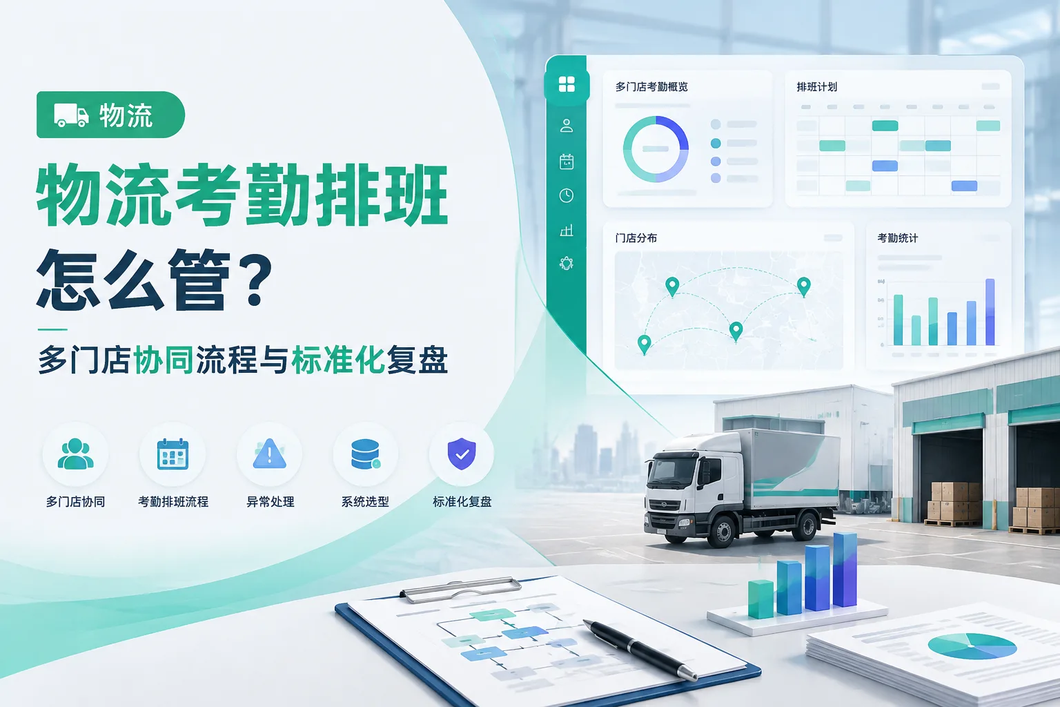 物流考勤排班怎么管？多门店协同流程与标准化复盘文章封面