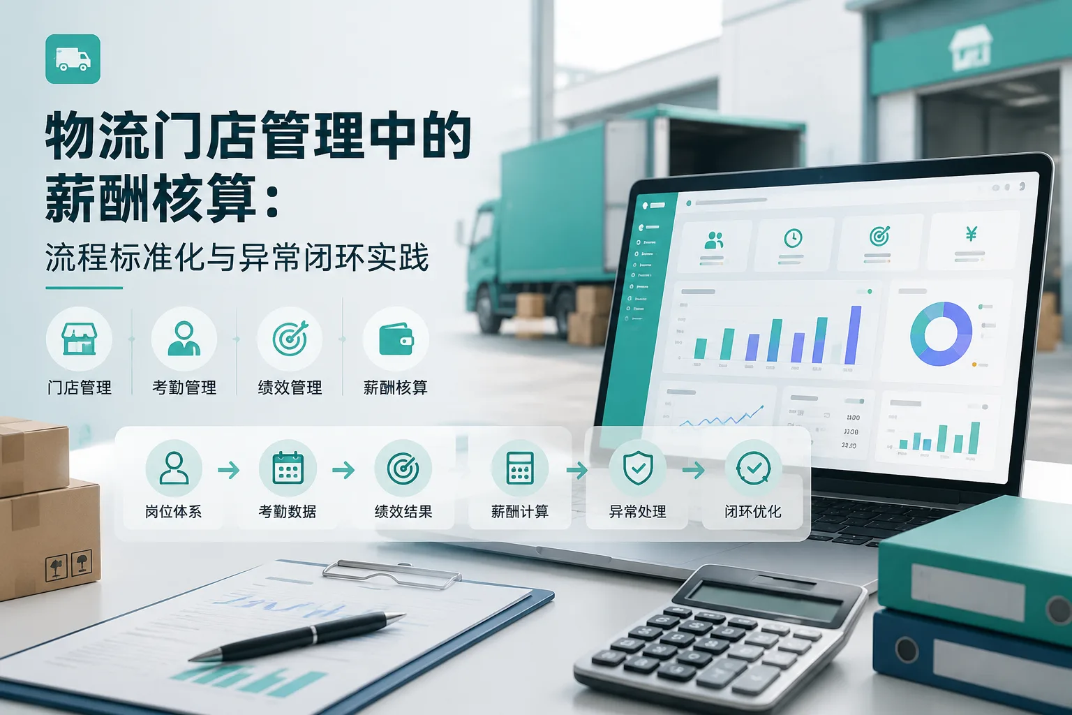 物流门店管理中的薪酬核算：流程标准化与异常闭环实践文章封面