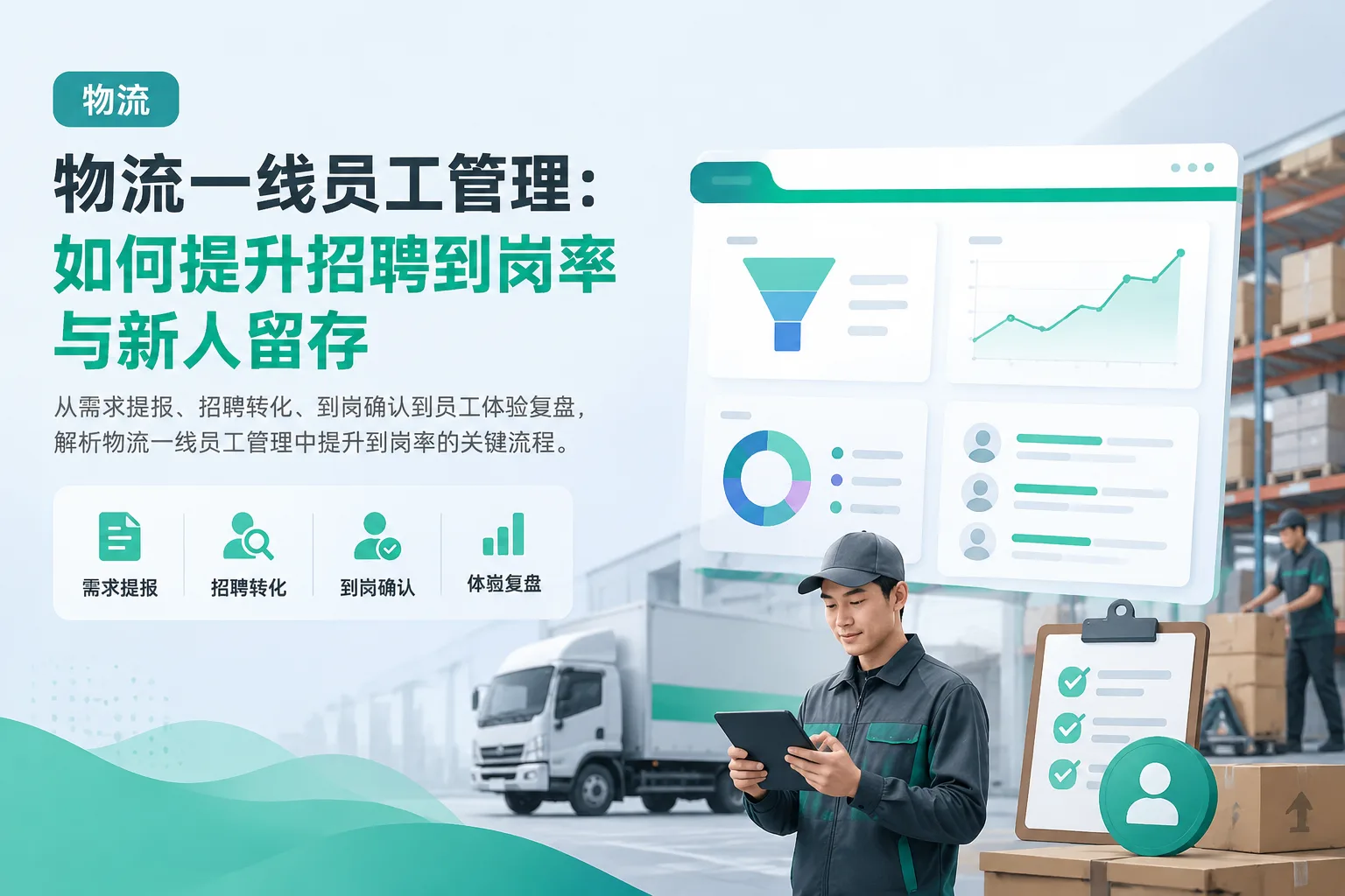物流一线员工管理：如何提升招聘到岗率与新人留存文章封面