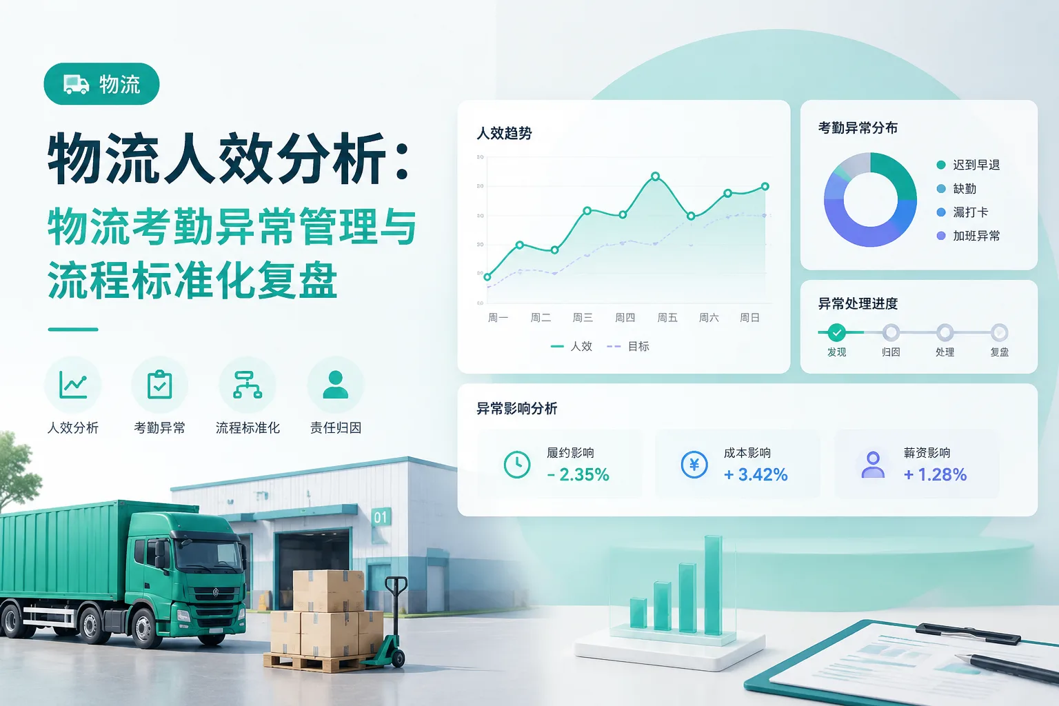 物流人效分析：物流考勤异常管理与流程标准化复盘文章封面