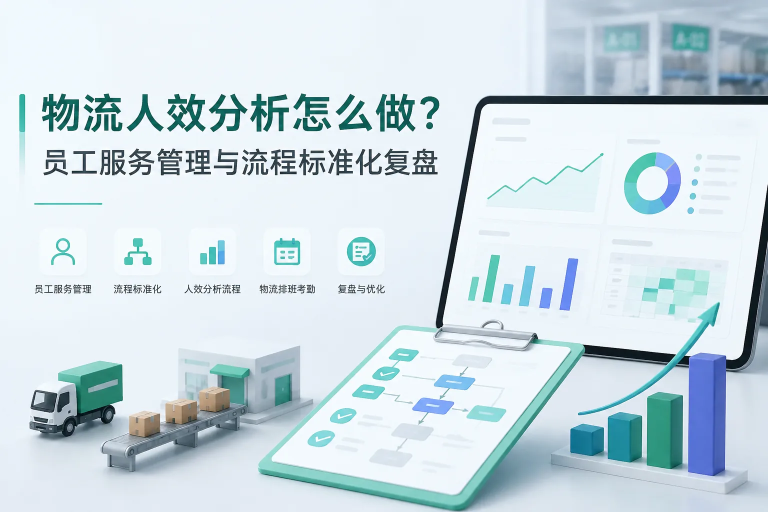 物流人效分析怎么做？员工服务管理与流程标准化复盘文章封面