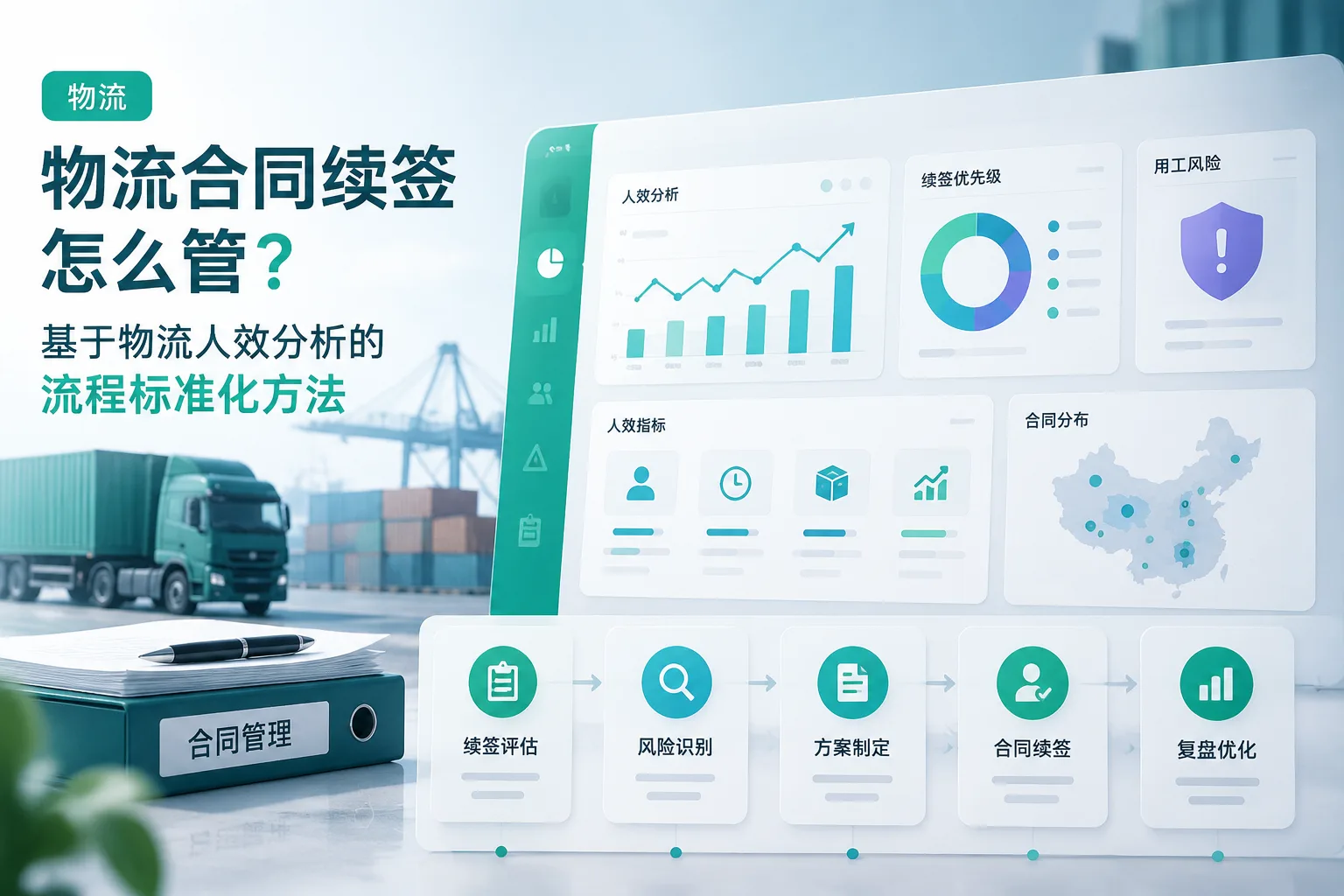 物流合同续签怎么管？基于物流人效分析的流程标准化方法文章封面