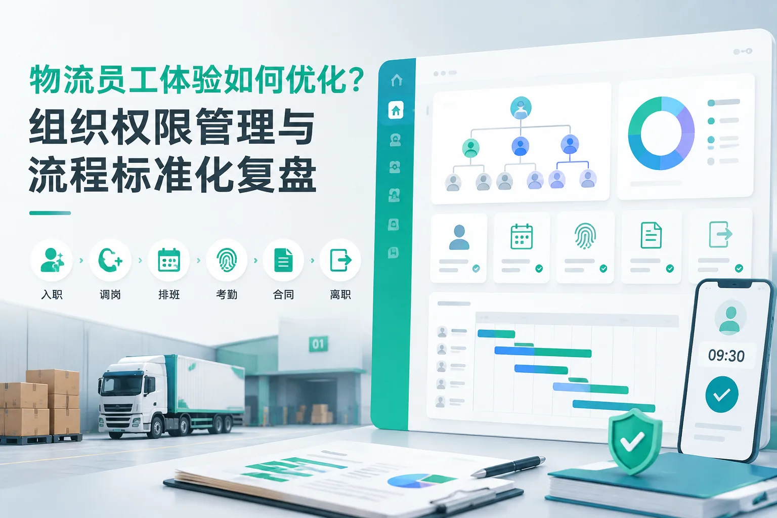 物流员工体验如何优化？组织权限管理与流程标准化复盘文章封面