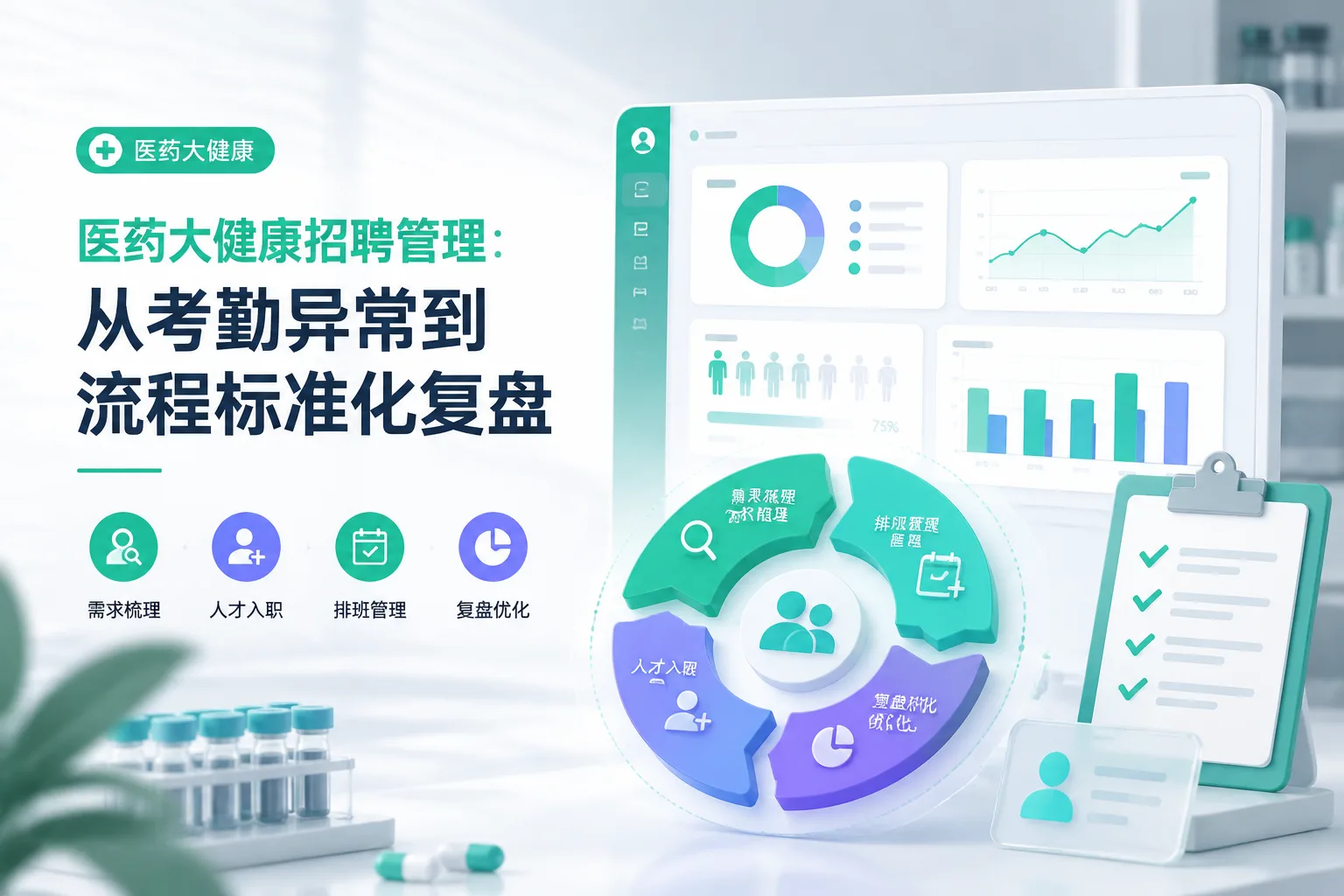 医药大健康招聘管理：从考勤异常到流程标准化复盘文章封面