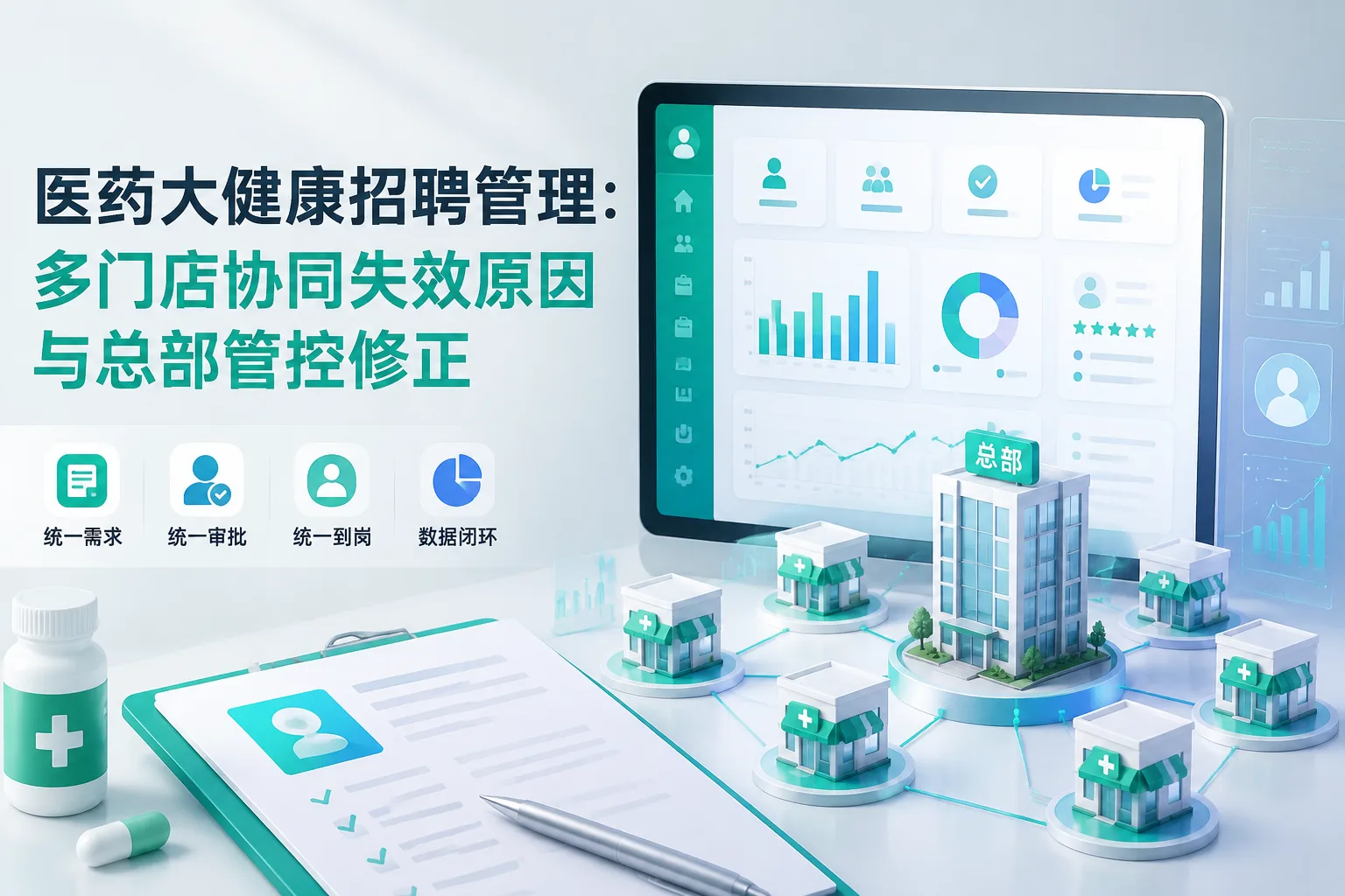 医药大健康招聘管理：多门店协同失效原因与总部管控修正文章封面