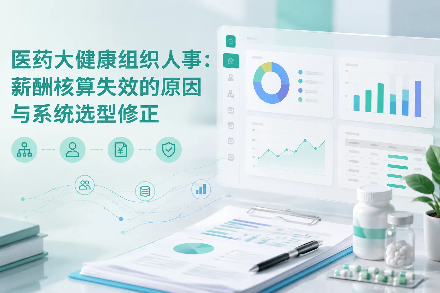 医药大健康组织人事：薪酬核算失效的原因与系统选型修正文章封面