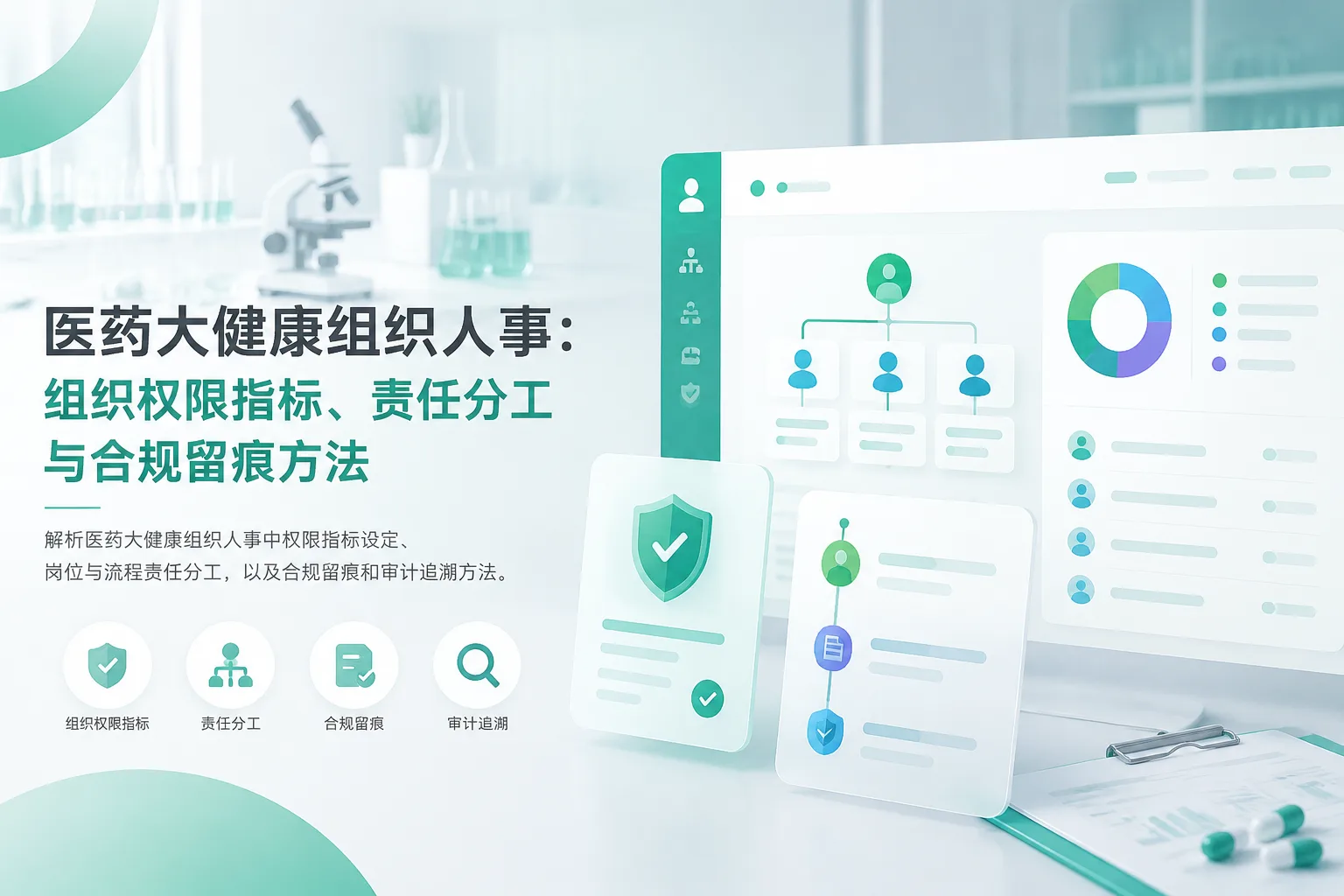 医药大健康组织人事：组织权限指标、责任分工与合规留痕方法文章封面