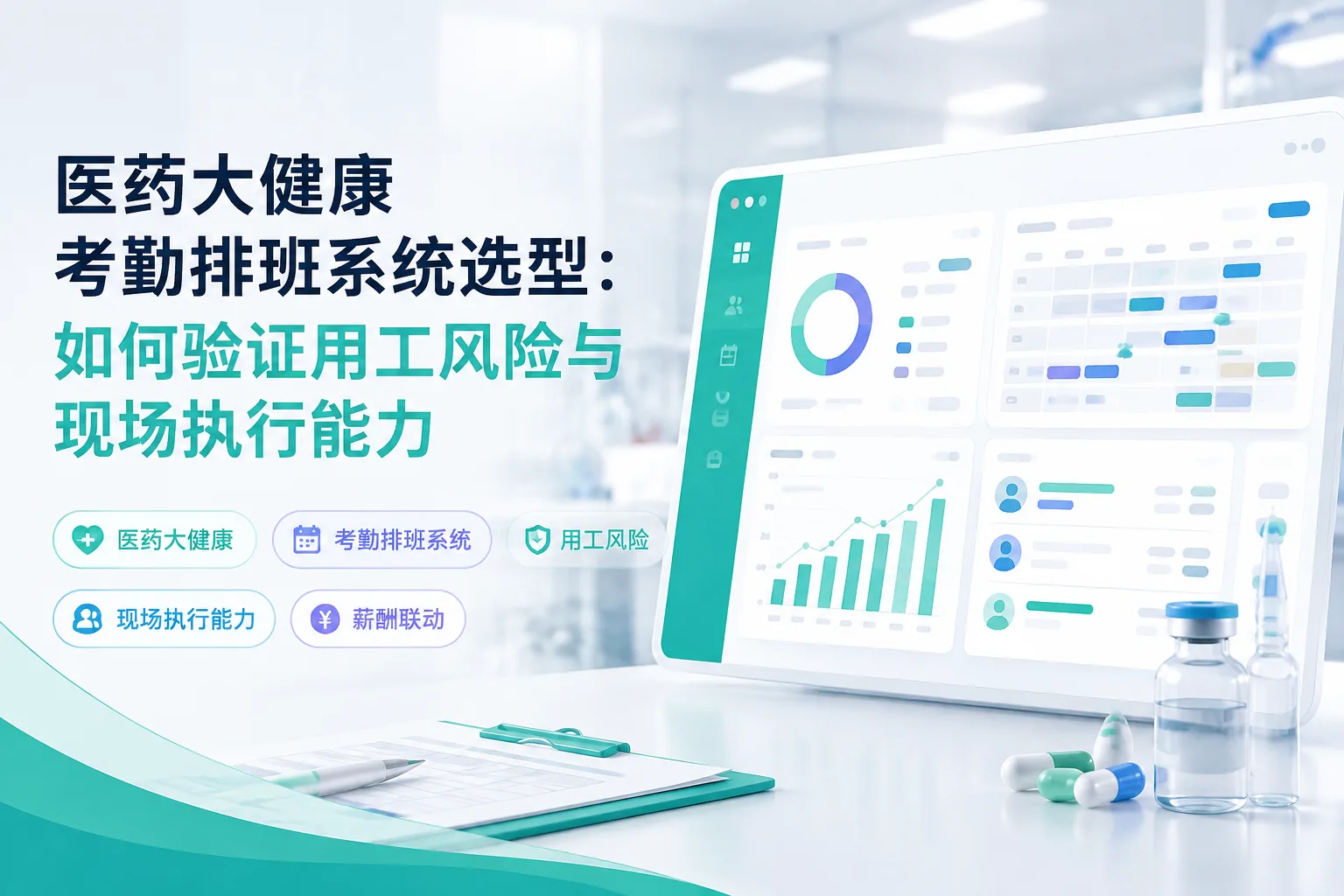医药大健康考勤排班系统选型：如何验证用工风险与现场执行能力文章封面
