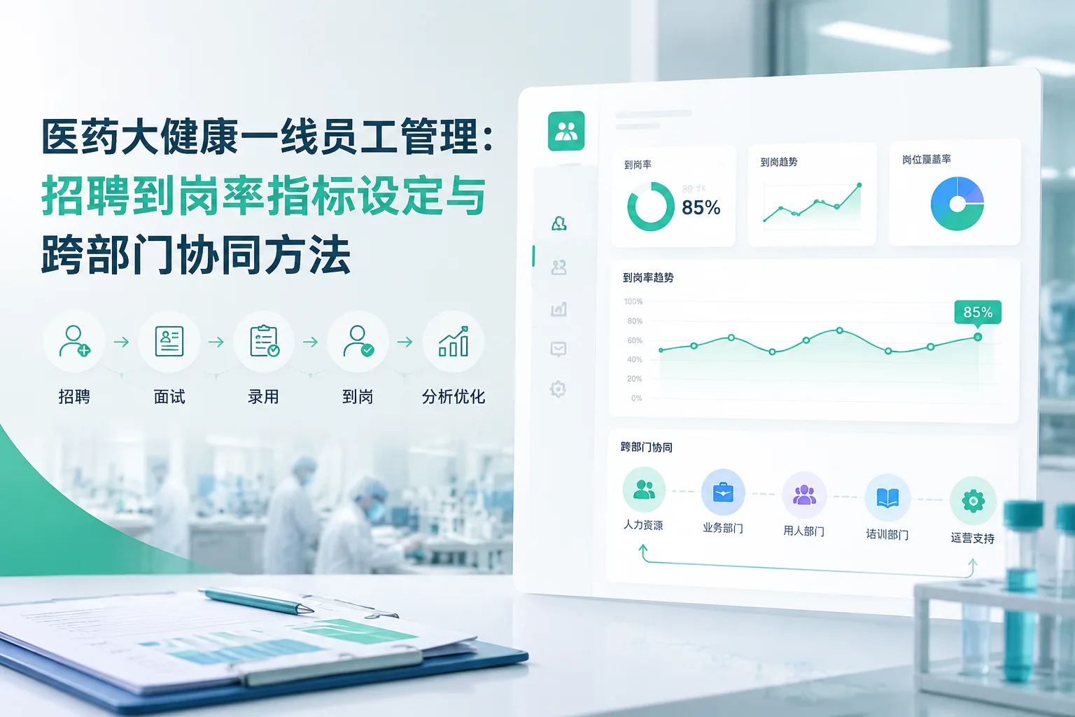 医药大健康一线员工管理：招聘到岗率指标设定与跨部门协同方法文章封面