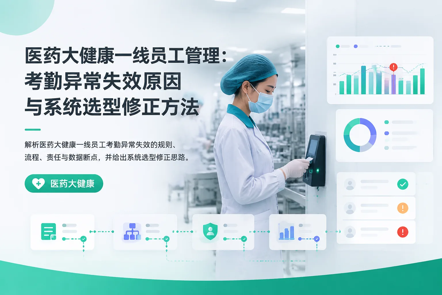 医药大健康一线员工管理：考勤异常失效原因与系统选型修正方法文章封面