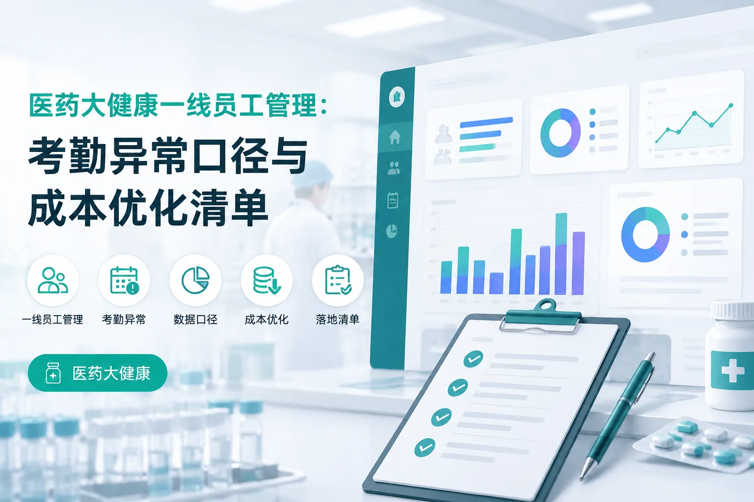 医药大健康一线员工管理：考勤异常口径与成本优化清单文章封面