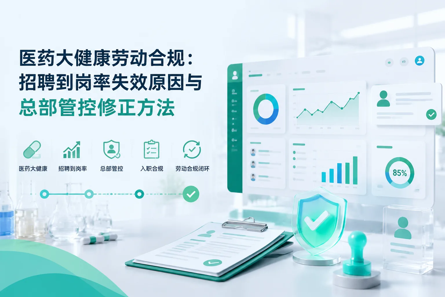 医药大健康劳动合规：招聘到岗率失效原因与总部管控修正方法文章封面