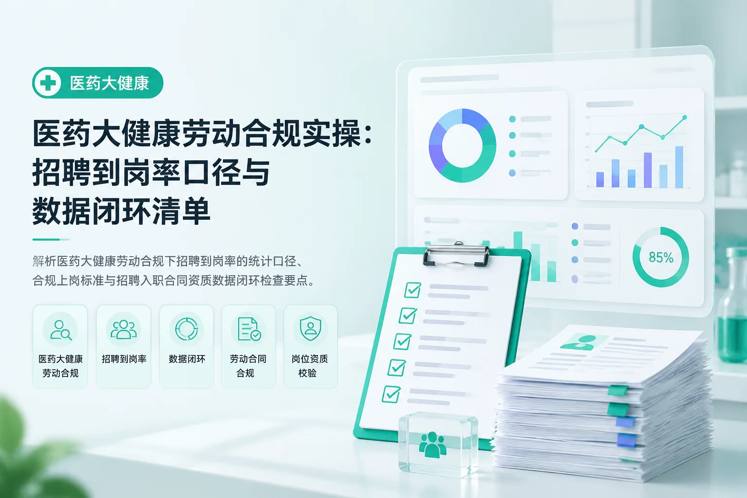 医药大健康劳动合规实操：招聘到岗率口径与数据闭环清单文章封面
