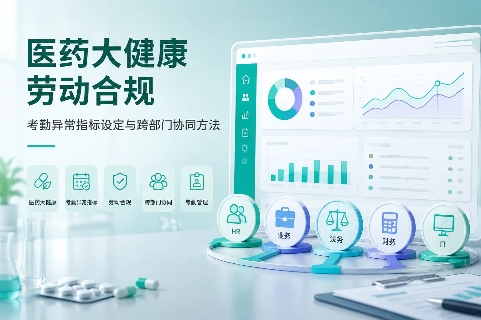 医药大健康劳动合规:考勤异常指标设定与跨部门协同方法文章封面