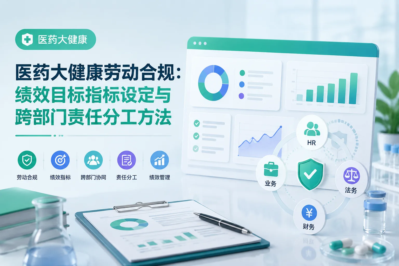 医药大健康劳动合规:绩效目标指标设定与跨部门责任分工方法文章封面
