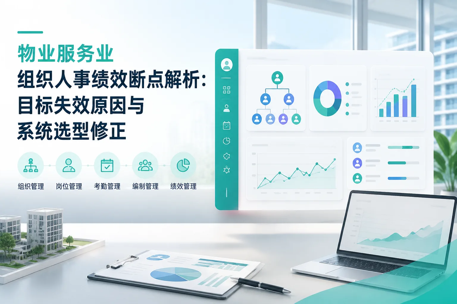 物业服务业组织人事绩效断点解析：目标失效原因与系统选型修正文章封面
