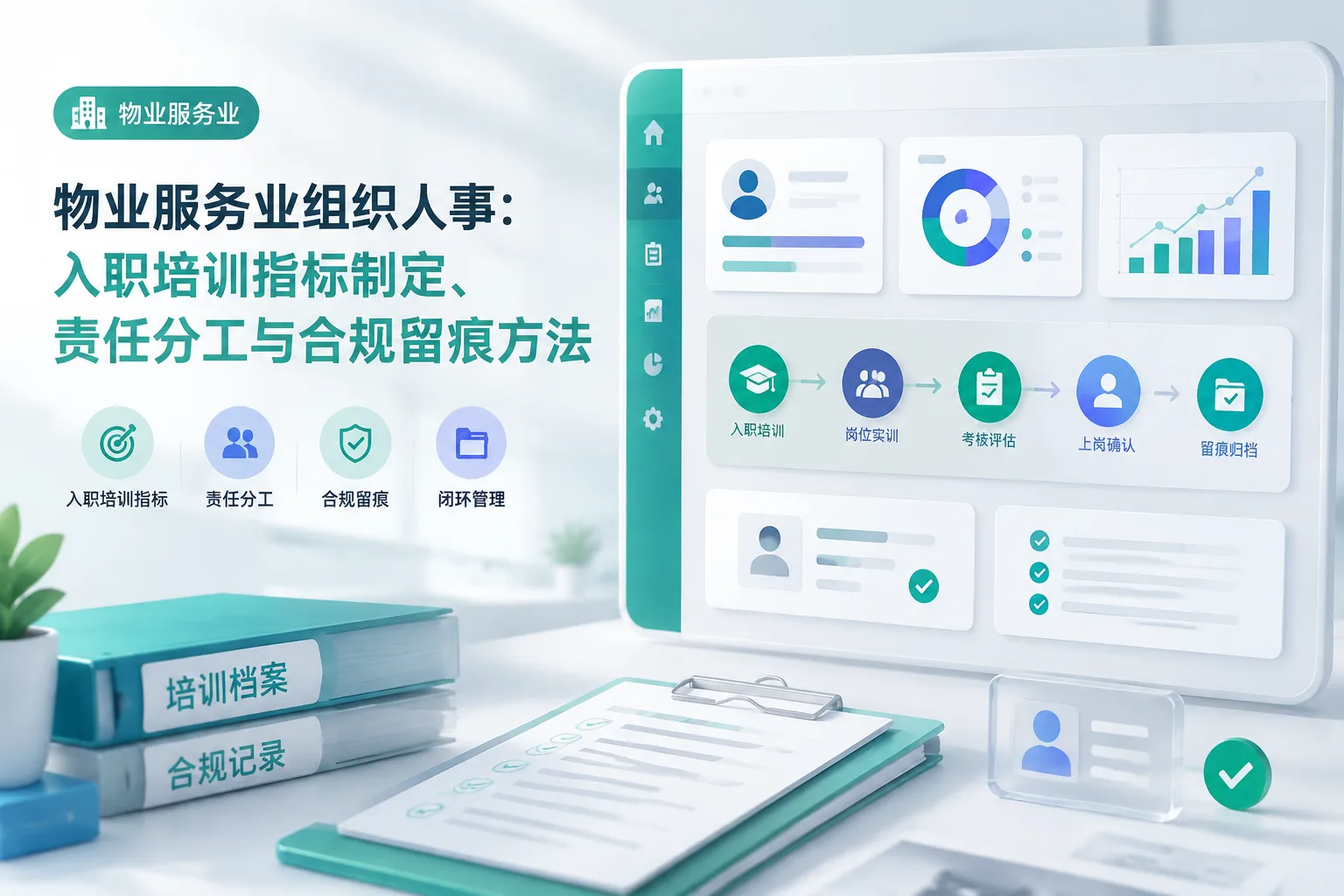 物业服务业组织人事：入职培训指标制定、责任分工与合规留痕方法文章封面