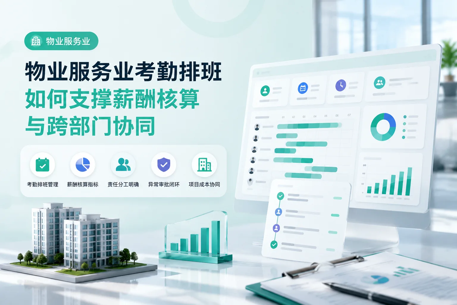 物业服务业考勤排班如何支撑薪酬核算与跨部门协同文章封面