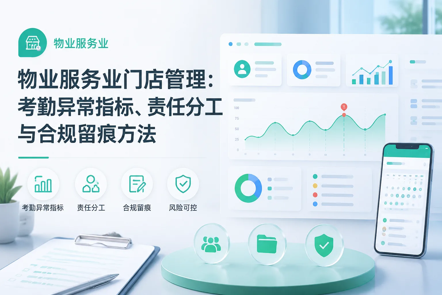 物业服务业门店管理:考勤异常指标、责任分工与合规留痕方法文章封面