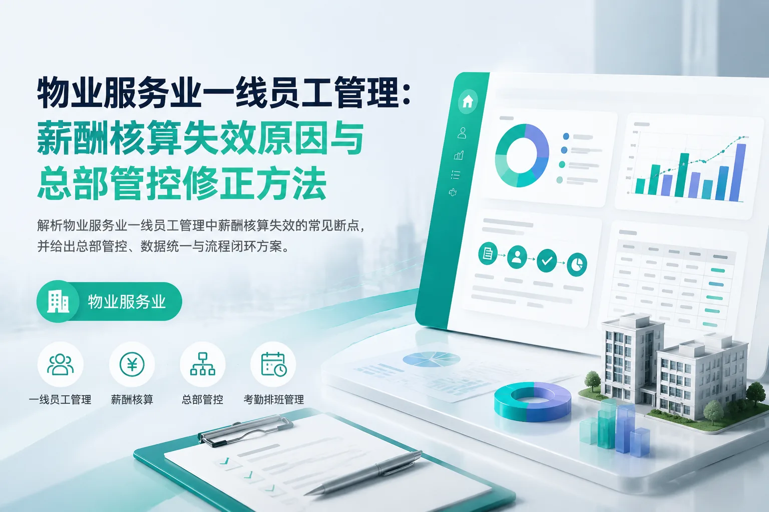 物业服务业一线员工管理：薪酬核算失效原因与总部管控修正方法文章封面