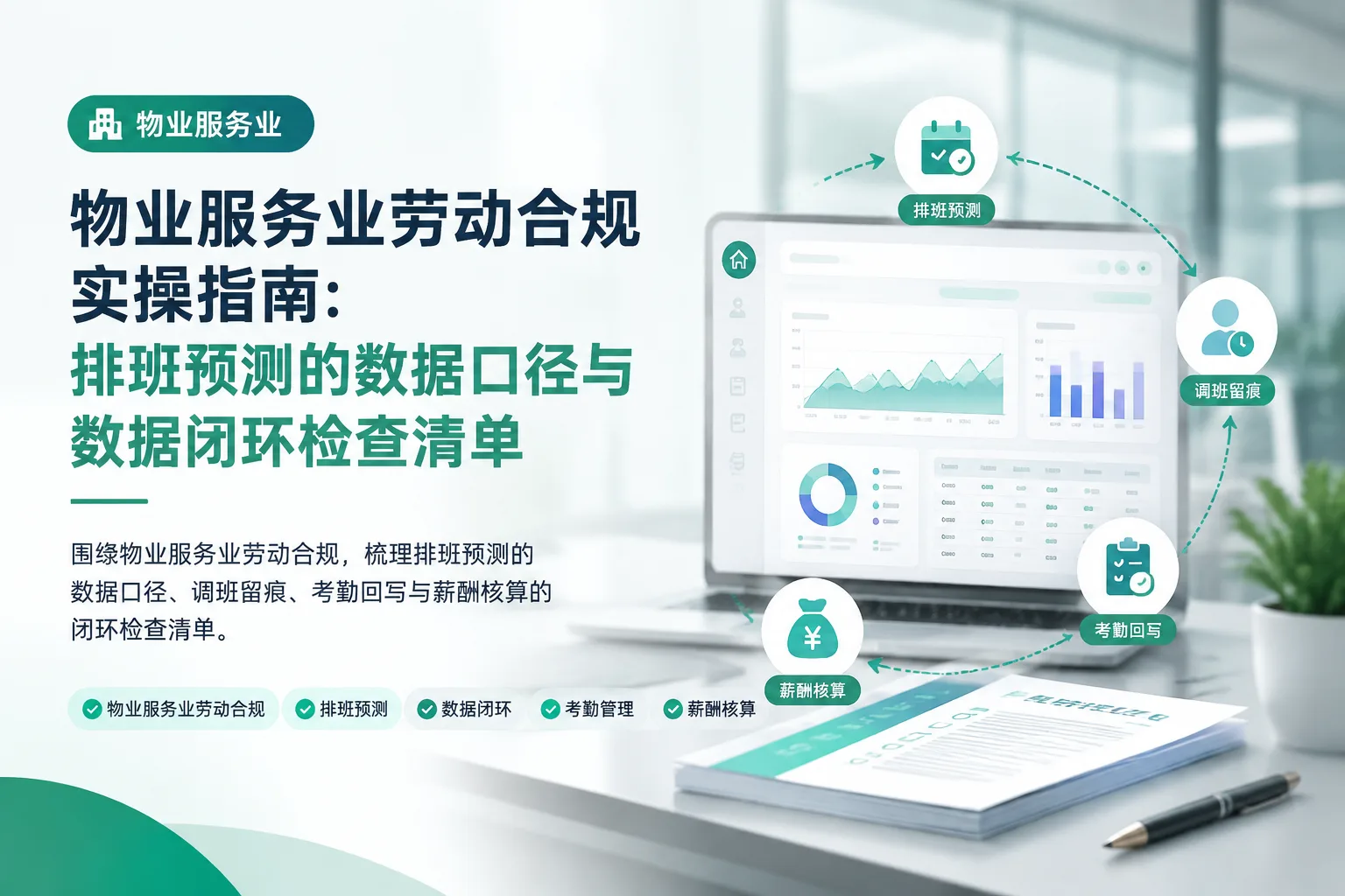 物业服务业劳动合规实操指南:排班预测的数据口径与数据闭环检查清单文章封面
