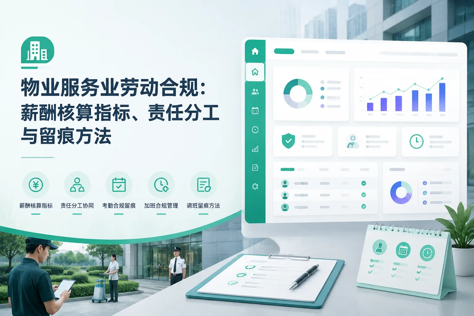 物业服务业劳动合规:薪酬核算指标、责任分工与留痕方法文章封面