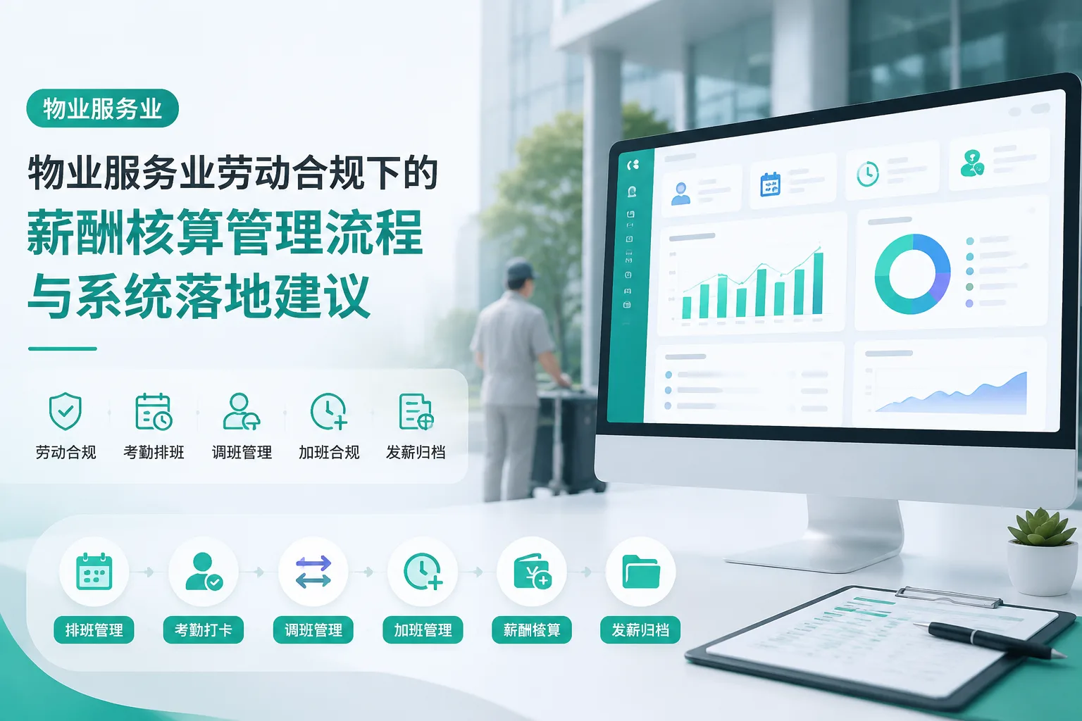 物业服务业劳动合规下的薪酬核算管理流程与系统落地建议文章封面