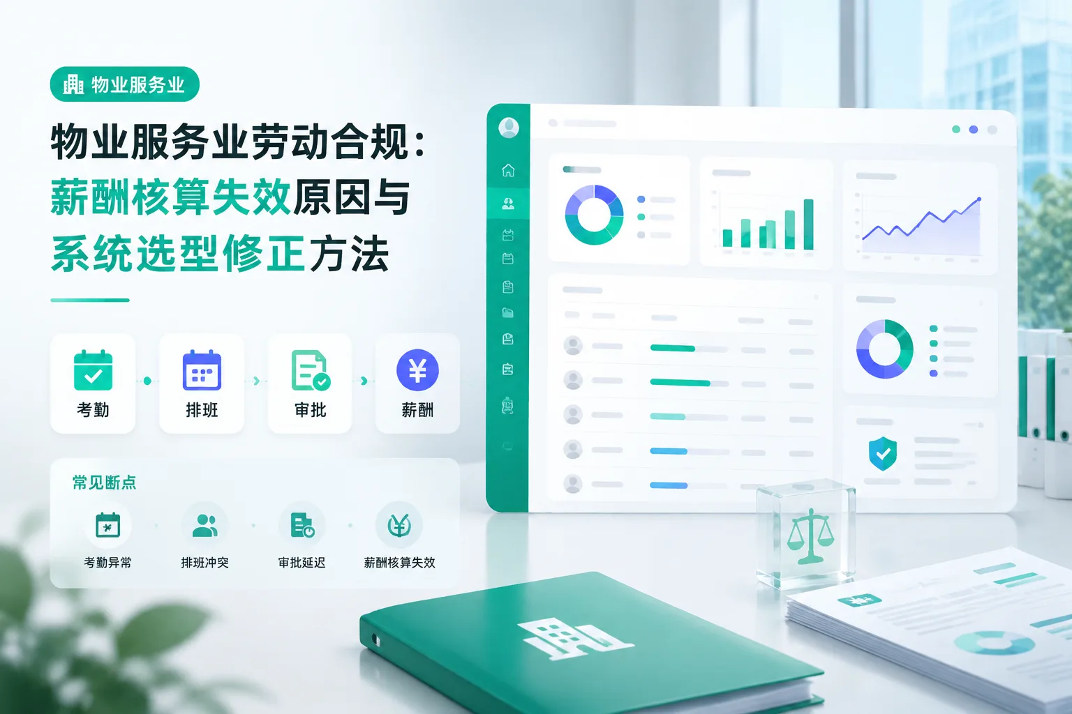 物业服务业劳动合规:薪酬核算失效原因与系统选型修正方法文章封面