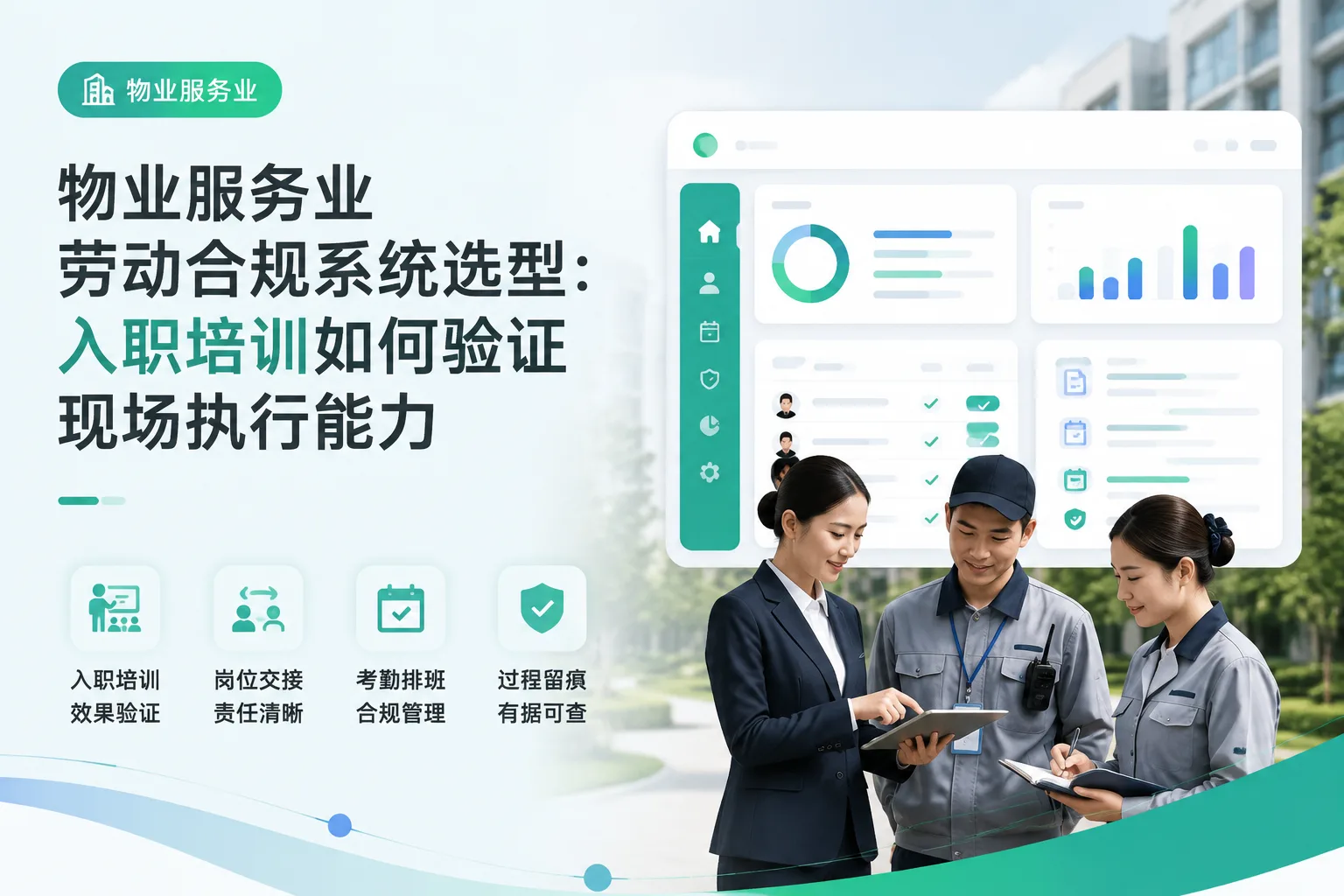 物业服务业劳动合规系统选型：入职培训如何验证现场执行能力文章封面