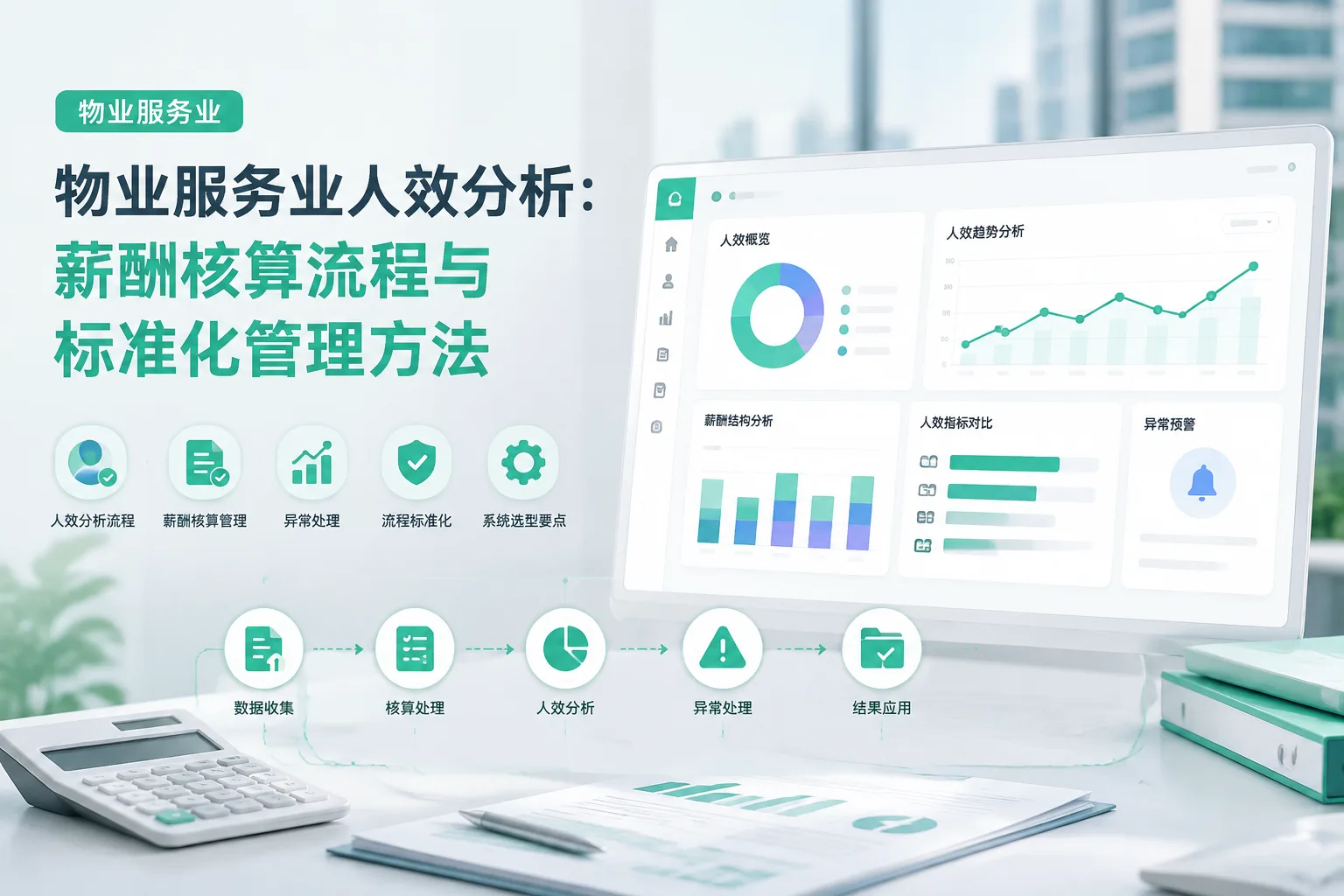 物业服务业人效分析：薪酬核算流程与标准化管理方法文章封面