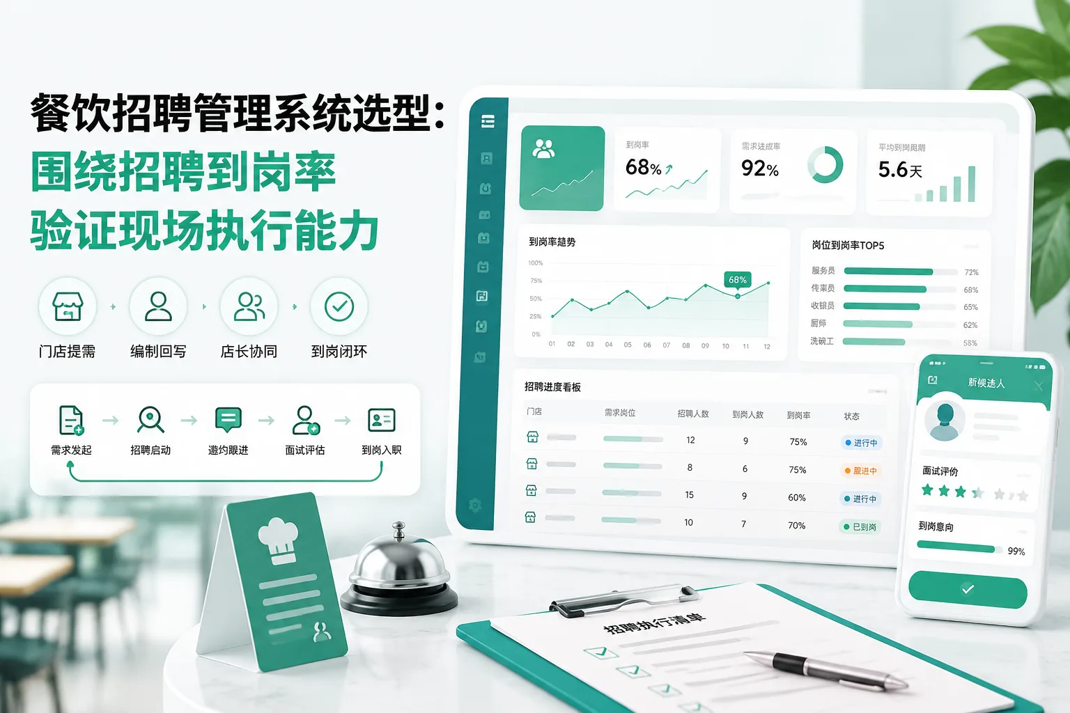 餐饮招聘管理系统选型：围绕招聘到岗率验证现场执行能力文章封面