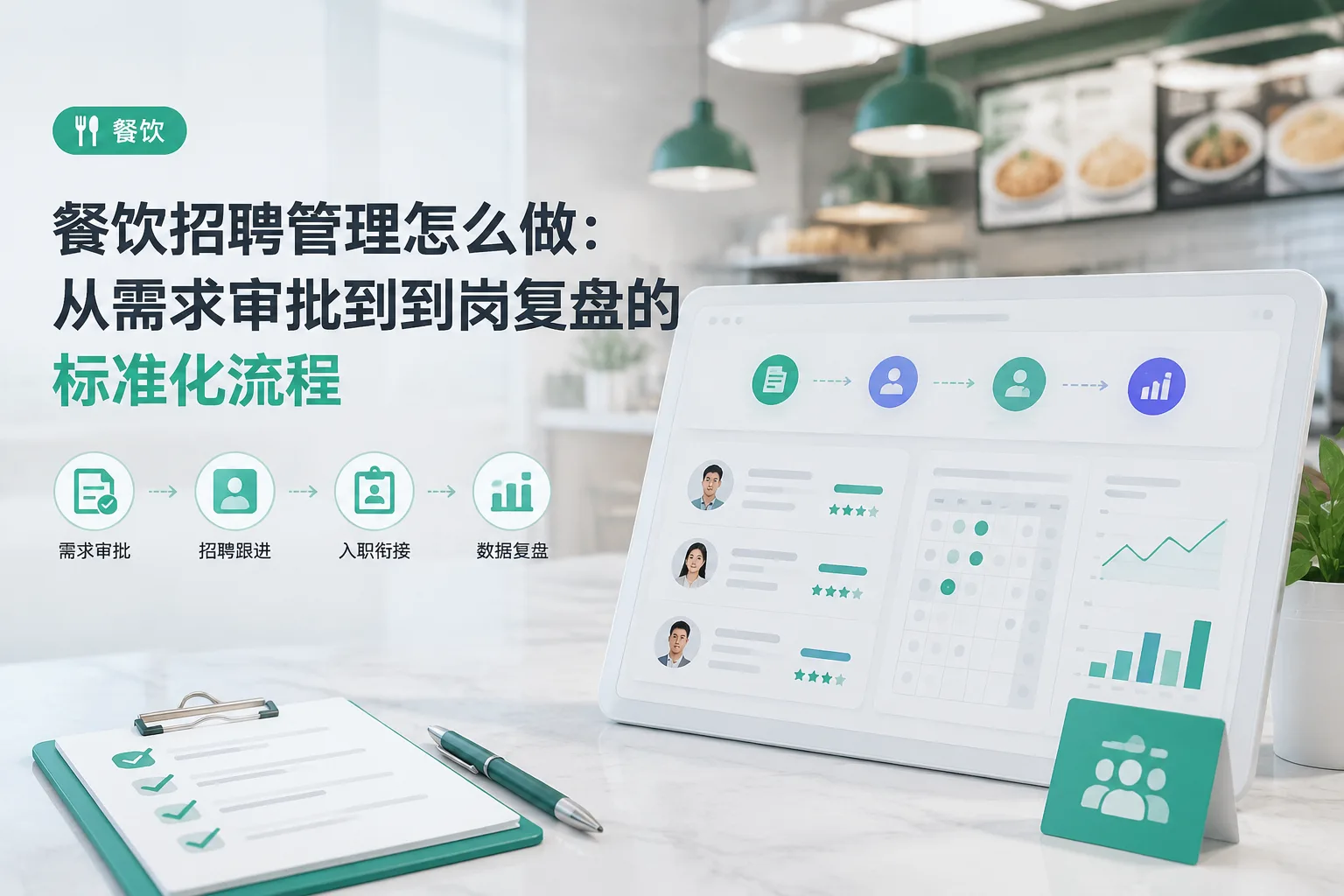 餐饮招聘管理怎么做:从需求审批到到岗复盘的标准化流程文章封面