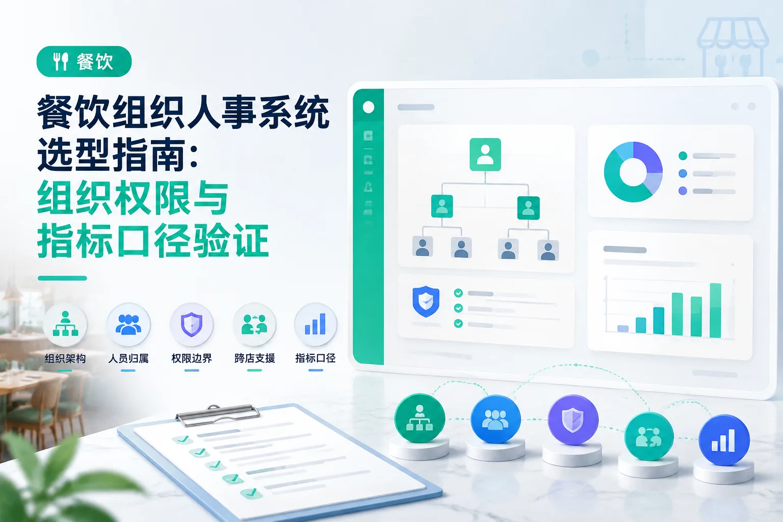 餐饮组织人事系统选型指南：组织权限与指标口径验证文章封面